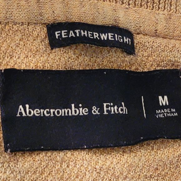Lot Of 2 Abercrombie & Fitch Beige Green Lightweight T Shirt Top Size M - Picture 7 of 8